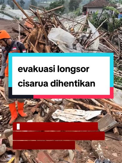 Pencarian Korban Longsor Pasirlangu Berakhir
