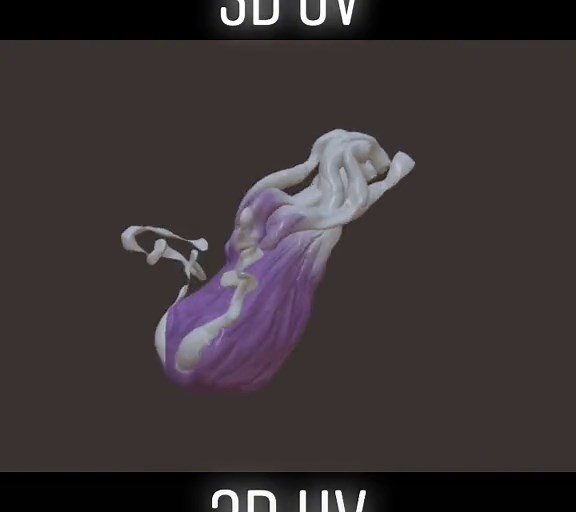 Check out this 3D Ultraviolet made by one of our artist, AmBee! (@Cowboy Party Snail ) #art #3dmodeling #lookUV #fyp #MakeNightsEpic #strangerthings4