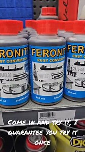 We have a FANTASTIC new product in, it's called Feronite!! Feronite Rusty Metal Primer works by excluding nearly all oxygen and moisture from the surface being protected. To prevent corrosion being initiated by moisture and oxygen that has penetrated through the barrier, it also contains a good rust inhibitor. Everyone that's using this product is coming back in and sharing with us just how great it is. It's a brilliant product and we have limited stock, so make sure you get in fast. 👇 ONLY at 