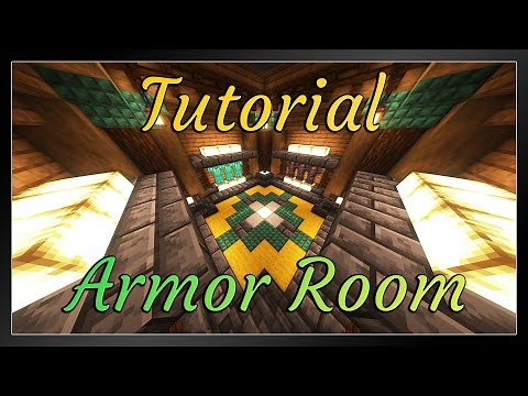 How To Build a Fancy Armor Room in Minecraft - #tutorial