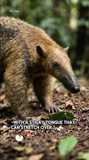 The Animal With the Longest Sticky Tongue #worldwildlifeday #animals #shorts
