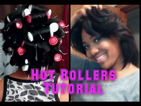 Remington HOT ROLLERS On BLOW DRIED RELAXED HAIR!