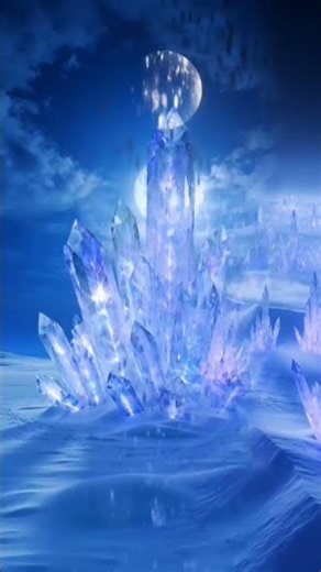 The Snow Crystal Desert ❄️💎 #shorts #nature #asmr #relaxing