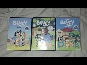 Bluey Season 1 2 And 3 DVD Unboxing 2024