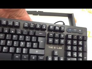 G-LAB Keyz Neon Keyboard