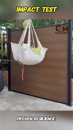How Strong Is a WPC Fence? Real Impact Test Demonstration