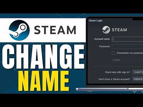 HOW TO CHANGE STEAM ACCOUNT NAME (2024)