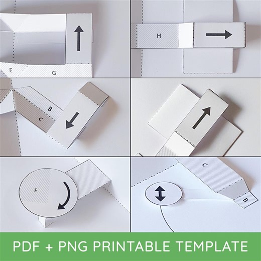 Basic Movements - Pack With 6 Pop-up Card Mechanisms - DIY Template as Digital Download - Etsy