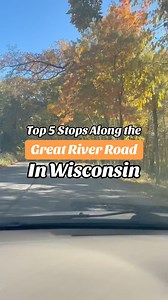 Your ultimate fall road trip destination is closer than you think! 🚗🍂 Here is a list of the Top 5 Stops along The Wisconsin Great River Road, that you must see! 👇 1. Great River Landing☀️ Located in lively Onalaska, it serves as the trailhead for the Great River State Trail which connects over 100 miles of state bicycle trails. 2. Sunny the Sunfish 🐟 Onalaska is known as the “Sunfish Capital of the World!” The massive and brightly colored sunfish sculpture is 15-feet high and 25-feet long pe
