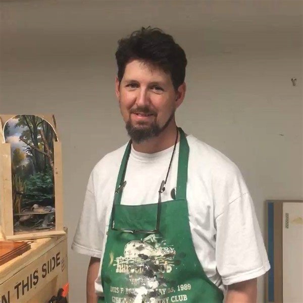 A #Diorama is a three-dimensional exhibit, often #miniature in scale. It usually consists of a flat or curved backcloth on which a scenic painting or photograph is mounted. Sean Murtha Exhibit #Preparator at the Bruce Museum can often be found behind the scenes working on a diorama for an upcoming exhibition. This month’s Bruce Explorers will get to learn all about the importance of science dioramas and learn how to create their own. To give our Explorers a glimpse of the science behind diorama 