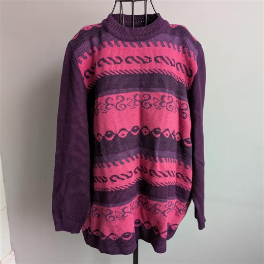 Vintage Sweater, Size L, EU 40 - Etsy