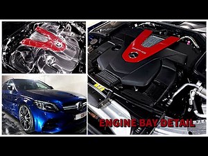 Mercedes C43 AMG - Engine Bay Detail
