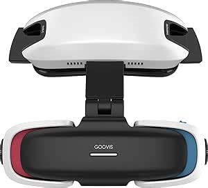 GOOVIS Art XR Head Mounted Display – 110'' FHD Micro-OLED Video Display, Lightweight & Compact, Open-View for Multitasking, Works with PC/iPhone16/Android/Gaming Consoles/Handhelds (White)