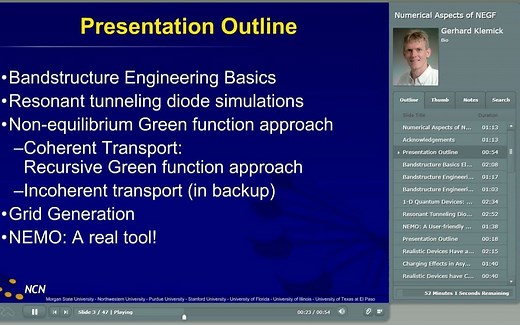 非平衡格林函数模拟-Numerical aspect of Nonequilibrium Green Function