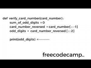 Implementing the Luhn Algorithm | Python Beta Certification | Step 18