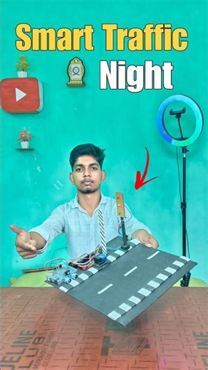 Smart Traffic Night Arduino Uno | Best Science Project #ashish #project #explore ...