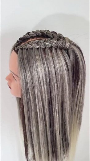 Waterfall Braid Hack: Instantly Change Your Hair Color with Synthetic Hair