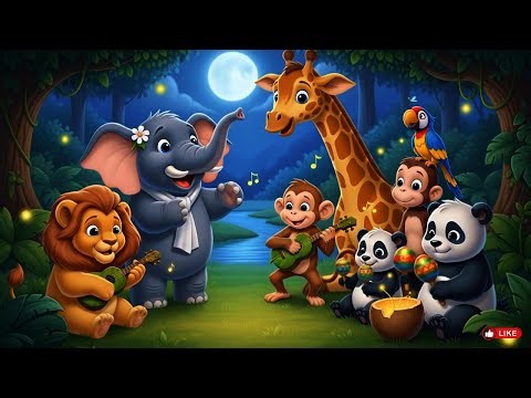 🥳 Happy Birthday Song by the Animal Chorus! 🦁🐘🦒 | Jungle Friends Celebrate Your Special Day!