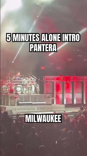 PANTERA 5 MINUTES ALONE LIVE🤘live in Milwaukee #livemusic #80smusic #pantera #rock #metal #concert