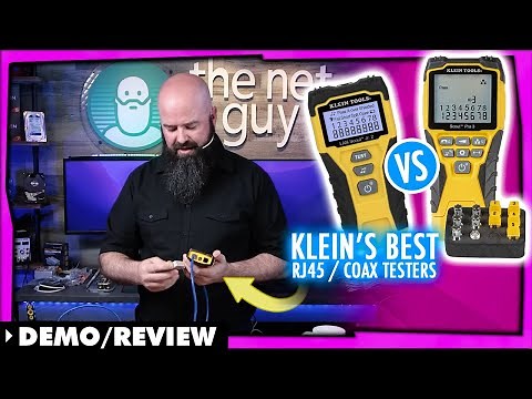 Klein Tools Basic & Advanced RJ45 Testers Compared