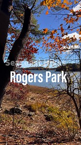 Rogers Park 📍 50 Dion Ave, Kittery, Maine - Easy - 1.1 mile loop w/shorter and longer options - Dog Friendly - Leash after 10 am - Forest and Bay views - Not wheelchair nor stroller friendly - Free parking - No facilities #seacoasthikes | Seacoast Hikes