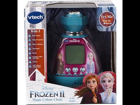 Vtech- Disney Frozen 2 Magic Color Clock Product Highlight (产品介绍)