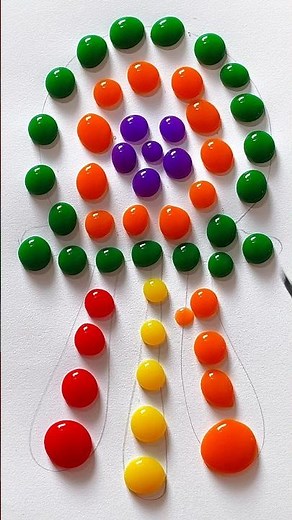 Golden Drop ✨ | Shiny Metallic Art Idea for Beginners