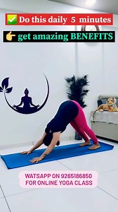 👉how to do Start in Adho Mukha Svanasana. As you inhale, shift forward and push yourself up into Urdhva Mukha Svanasana. Lift yourself up on your extended arms and point your chest forward. This is a combination of two foundation poses. Adho Mukha Svanasana represents a mild inversion and it focuses on extending your spine and stretching your hamstrings. Urdhva Mukha Svanasana, on the other hand, is the counterpose to Adho Mukha Svanasana and it mainly focuses on opening up your chest and bendi