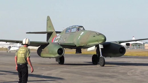 First Fighter Jet Flight: Messerschmitt ME-262
