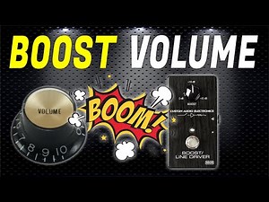 Where to place your CLEAN BOOST and UNDERSTAND WHY [GUITAR TUTORIAL]