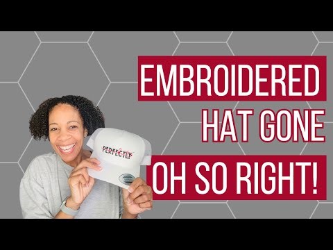 I Made a Custom Embroidered Hat Using My New Ricoma EM-1010