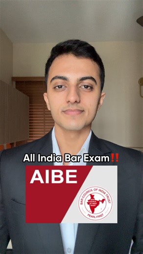 RAKSHAN SAINI | Law Student on Instagram: "🚨 BIG UPDATE for Law Students & Graduates 🚨 👉 The All India Bar Examination (AIBE) has been announced! 👉 Now, not just law graduates, but final year students (without backlogs) can also appear. 👉 Here’s the simple registration process: 1️⃣ Visit the official AIBE website 2️⃣ Click on Registration & create your account 3️⃣ Fill in your details + upload documents 4️⃣ Make the payment & you’re officially registered ✅ ⚠️ Note: Final year students can a