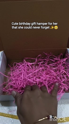 ✨Too Cute to Open! Birthday Hamper Packaging 💕🎀 #yt