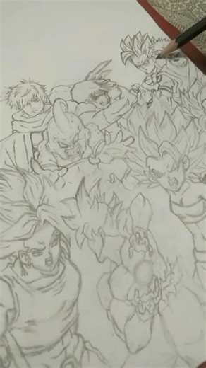 Drawing of Goku MUI VS All | Part-10 #shorts #goku #shortsfeed