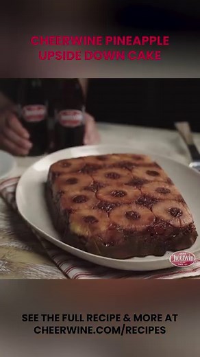 1.7K views · 54 reactions | While you’re picking up your Holiday Punch, be sure to grab the ingredients for this Cheerwine Pineapple Upside Down Cake too. Tell grandma you wanted to give her a break this year. You can thank us later. #linkinbio https://cheerwine.com/recipes/cheerwine-holiday-punch-upside-down-cake/ | Cheerwine | Facebook