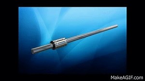 linear bearing animation (pro engineer) on Make a GIF