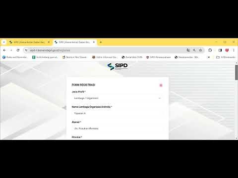 Tata Cara pendaftaran User Lembaga dalam SIPD RI Kemendagri