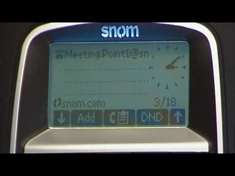 snom VoIP phones: snom MeetingPoint: How to register multiple accounts
