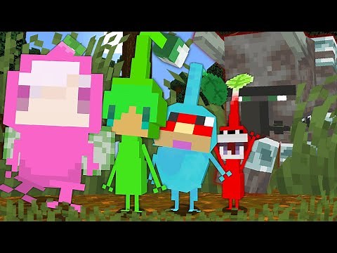 全ての『ピクミン』になれる世界！？それぞれの能力を使って生き残れ！【マインクラフト】