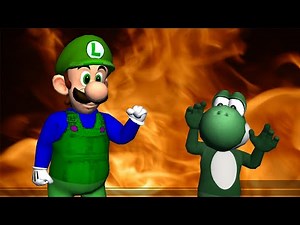 LUIGI MURDERS YOSHI - sad yoshi animation
