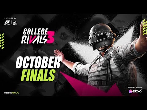College Rivals Season 3| October Finals| Day 1 - BGMI | #jointherivalry