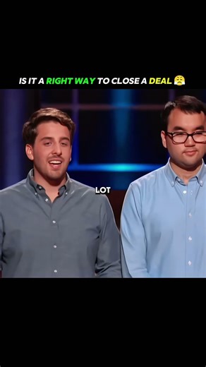 Is it a right way to close a deal 😞 || Shark tank us || #shorts #sharktank