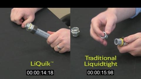 LiQuik™ vs. Liquidtight Installation - Crouse-Hinds series - Eaton videos