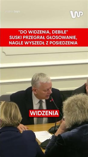 Skandal w Sejmie. Suskiemu puściły nerwy