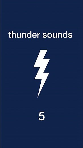 Thunder sounds