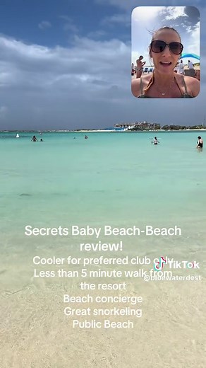 Secrets Baby Beach Review: A Tropical Paradise