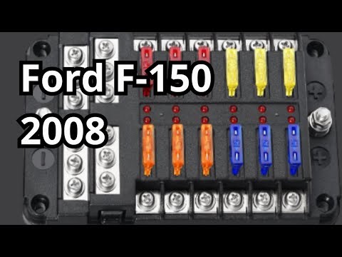 Fuses and Relays: Ford F-150 2008. Location, Amp Rating, Description. @FuseFans.