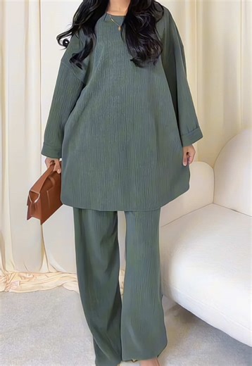 Elegant B-Monogram Co-Ord Set for Plus Sizes