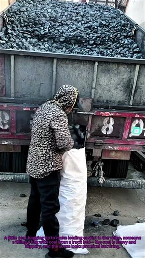 Coal Bagging Tip! Load Coal Safely from Truck #LifeHacks #SafetyTips