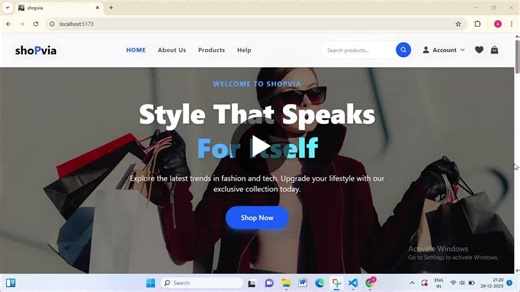 #reactjs #webdevelopment #tailwindcss #frontend #shopvia #studentdeveloper | Munavvar Khan